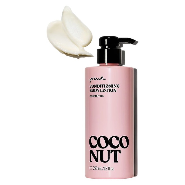 Lotiune de corp, Victoria's Secret PINK, cu ulei de nuca de cocos, 355 ml, pentru femei