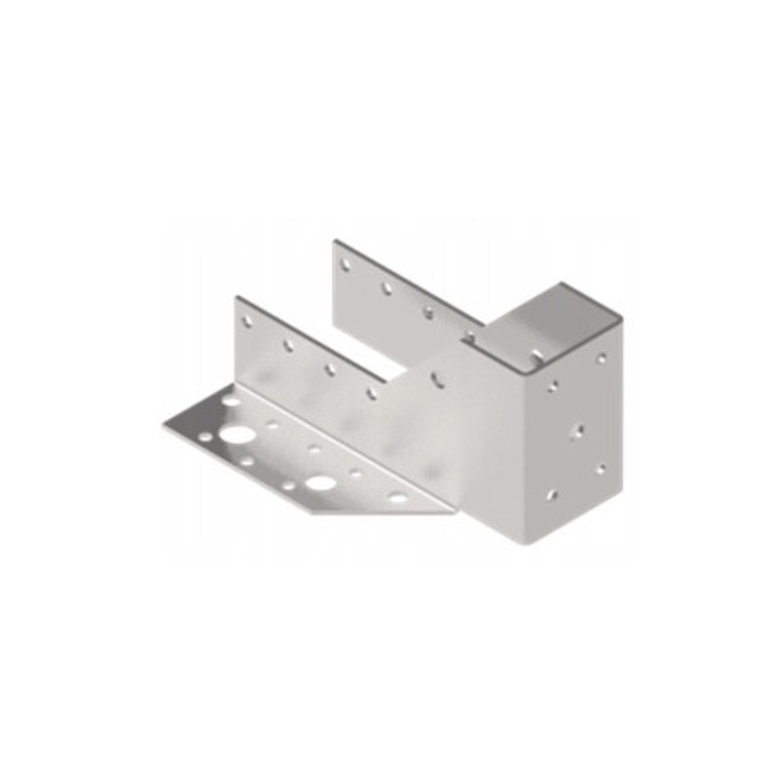 Set 40 Conector Grinzi Lemn, Wb45-141, Material Otel, Latime 45 mm, Lungime 141 mm, Grosime 2 mm, 45 mm x 141 mm x 2 mm, Produs Universal Pentru Lemn Sau Beton, Calitate Superioara, Certificat CE
