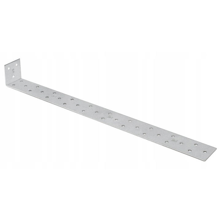 Set 25 Coltar Metalic De Ancorare, Kk3, Tabla De Otel Zincat, Usurinta In Montaj, Economisire De Materiale Structurale, Rigiditate Si Stabilitate A Constructiei, 400 mm x 40 mm x 40 mm x 2 mm, Pentru Proiecte Exigente