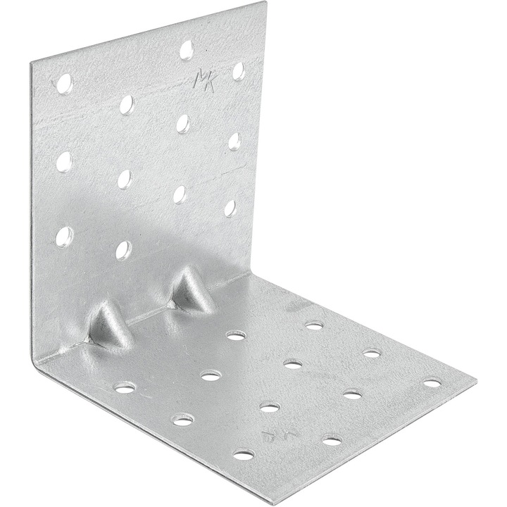 Set 20 Coltar Metalic De Montaj, Kmp, Kmp9, Material Otel Zincat, Grosime 1, 5 mm, Numar De Gauri 24 Buc., Greutate 143 G, Dimensiuni 80 mm x 80 mm x 80 mm, Rezistenta La Coroziune