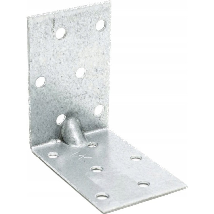 Set 20 Coltar Metalic De Montaj 60x60x40x1, 5mm, Kmp4, Metal, Zincat, Fier Zincat, 60 mm x 60 mm x 40 mm x 1, 5 mm, Fixare Sigura Pentru Proiecte De Mobila, Montaj Profesional, Certificat CE