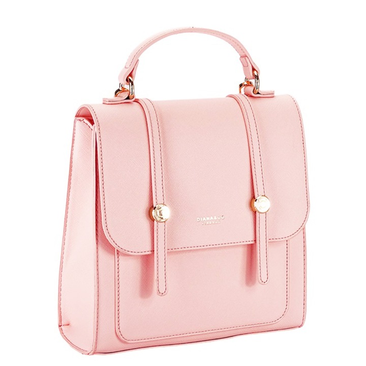 Rózsaszín laza hátizsák B-DHJ724-2 119 Rózsaszín