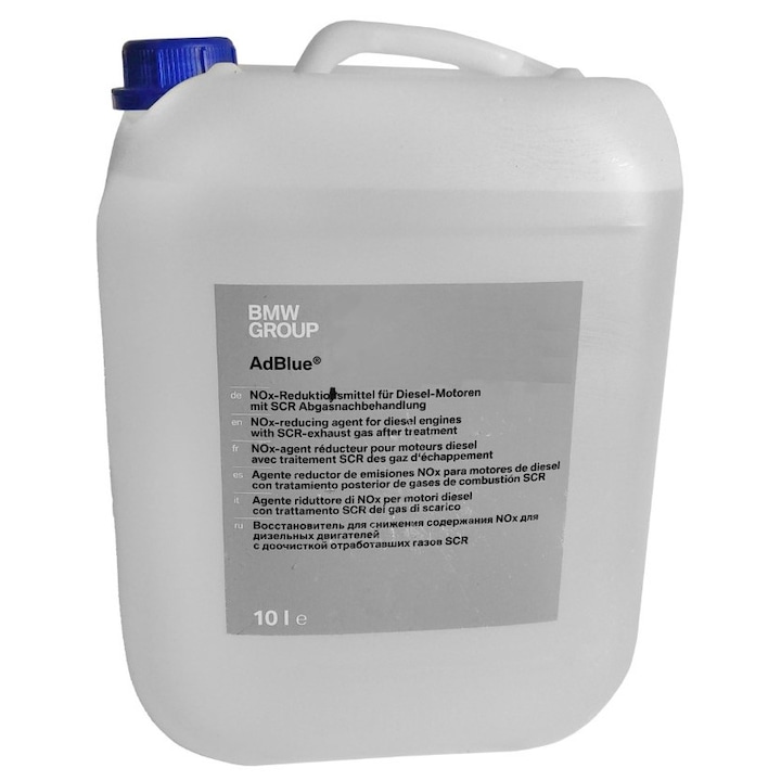 Aditiv AdBlue BMW 83195B55BD9, volum 10 litri, pentru motoarele diesel Euro 6