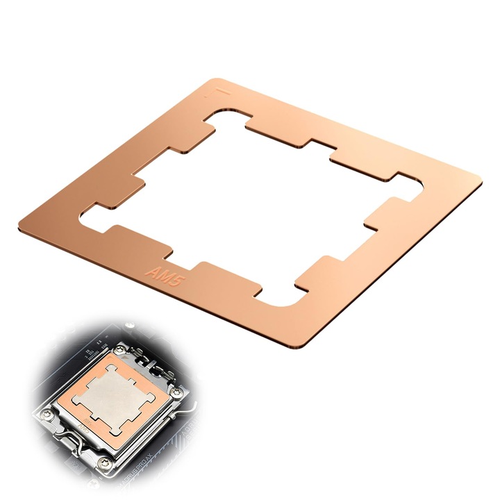Placa termica TREXORA AM5, cupru, conductivitate termica 15W/mK, 45x45mm