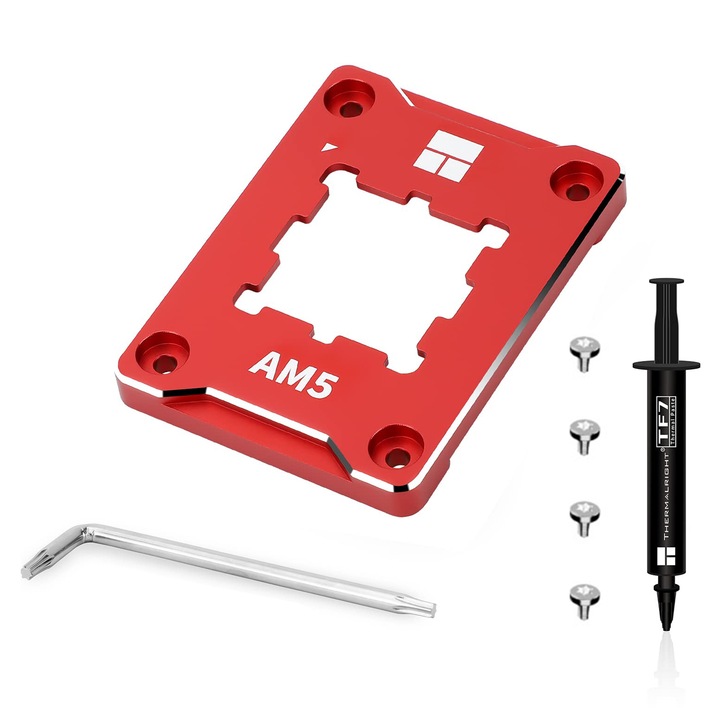 Kit de fixare anti-indoire TREXORA, cadru de siguranta, cupru, roșu