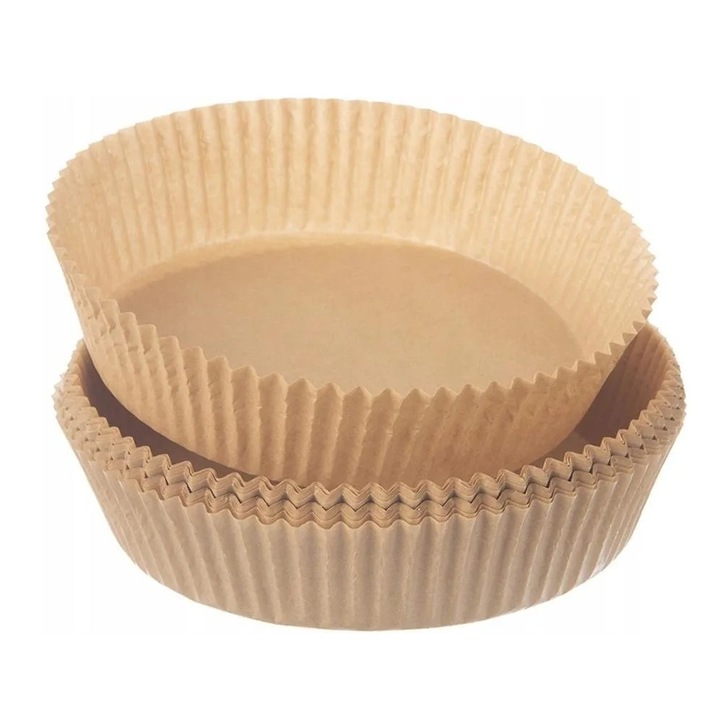 Set hartie de copt pentru friteuza ayr fryer, Hartie pentru friteuza rotunde, 16 cm, 100 bucati