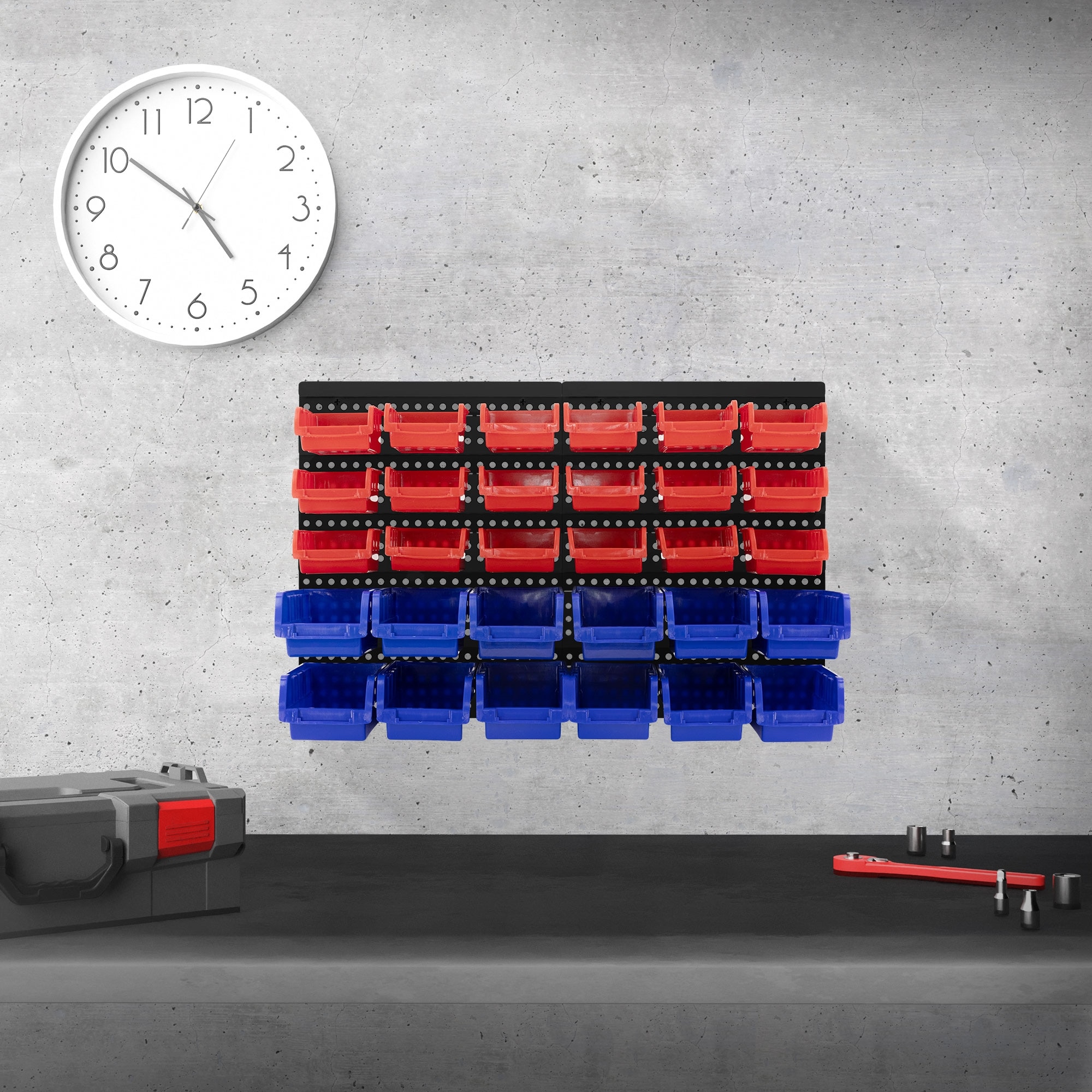 Organizator scule ECD Germany panou de cutii aplicabile 30 buc