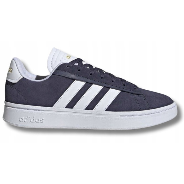 Pantofi sport, adidas, Grand Court Alpha, piele, albastru/alb, marime 48