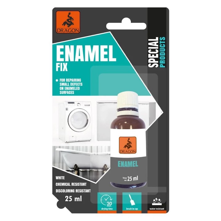 Solutie reparat obiecte emailate, 25ml, Dragon