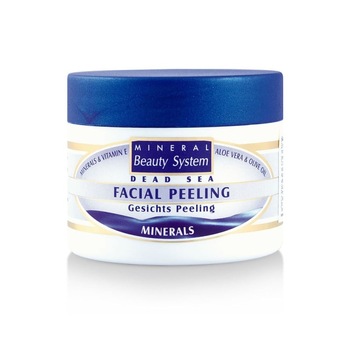 Crema exfolianta pentru fata, cu minerale, vitamina e si aloe vera, Facial Peeling, Mineral Beauty System, 50ml Crema exfolianta pentru fata, cu minerale, vitamina e si aloe vera, Facial Peeling, Mineral Beauty System, 50ml