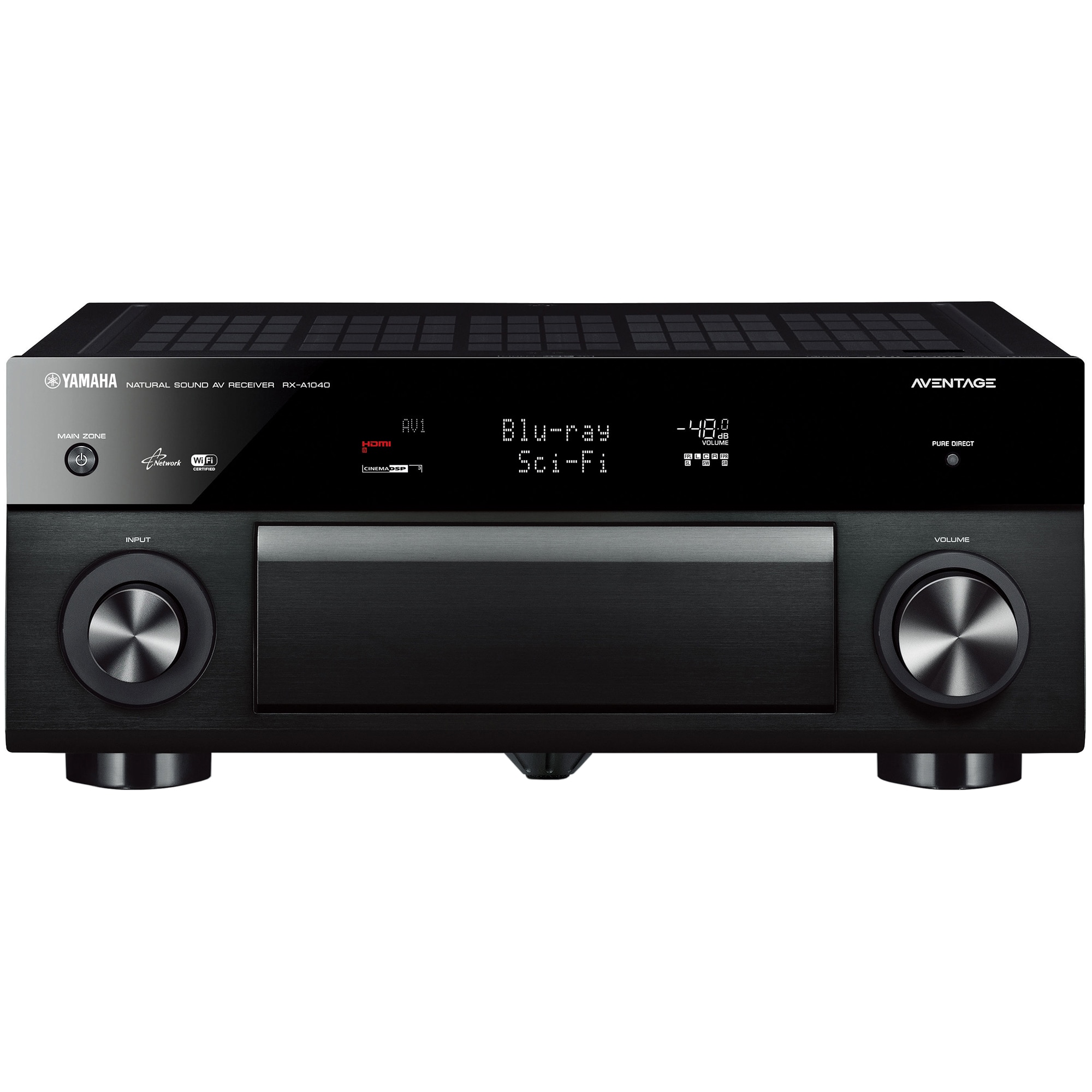 Receiver Yamaha Aventage RX-A1040, 4K Ultra HD, AirPlay, Negru