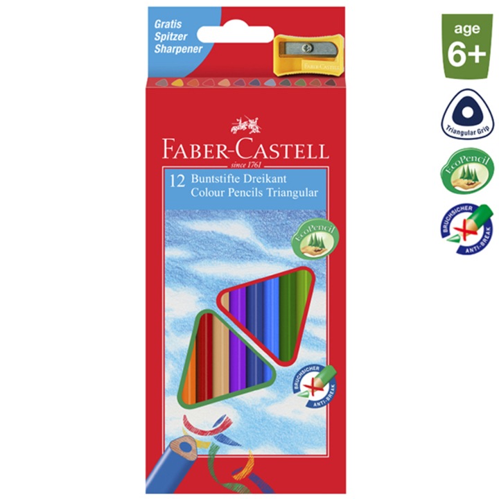 Faber-Castell Színes ceruza, 12 darabos