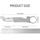 Briceag SOG KeyTron, deschizator sticle, inox, breloc