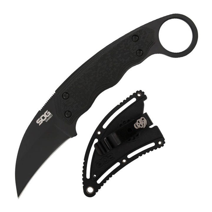 Cutit SOG GAMBIT, lama 2.58", material 7Cr17MoV, finisaj satin