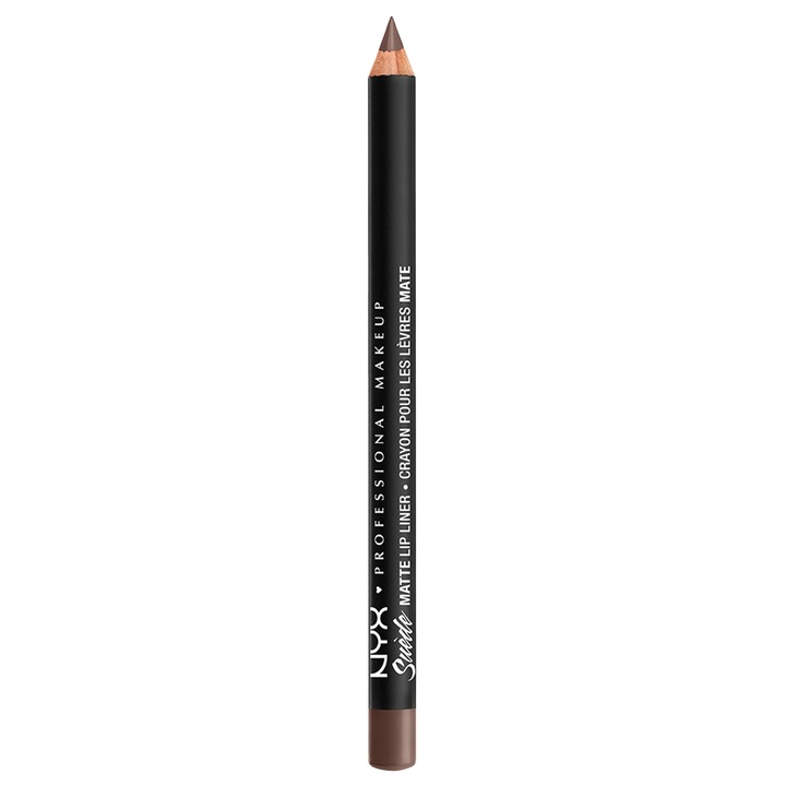 Creion de buze mat, natural NYX Professional Makeup Suede Matte 21 Brooklyn Thorn, 1 g