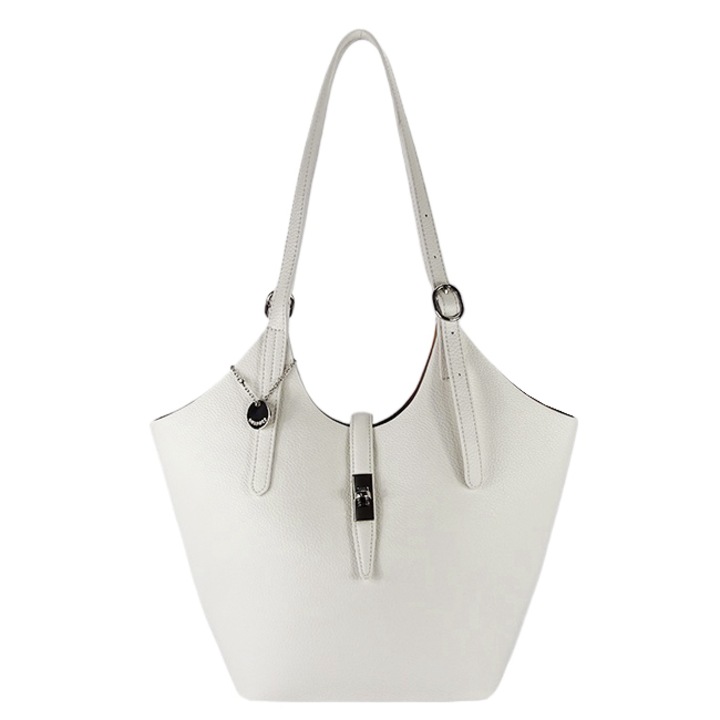 Чанта с разкачваща се малка чанта DIANA&CO DTL706-3 16, Бежов, 26x38x12