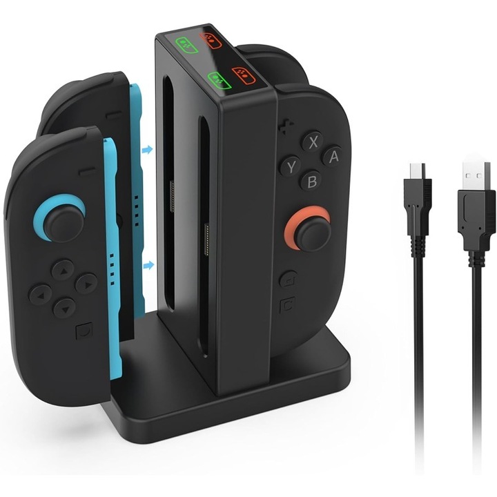 Statie de incarcare pentru gamepad, Special MR, magnetica LED, portabila