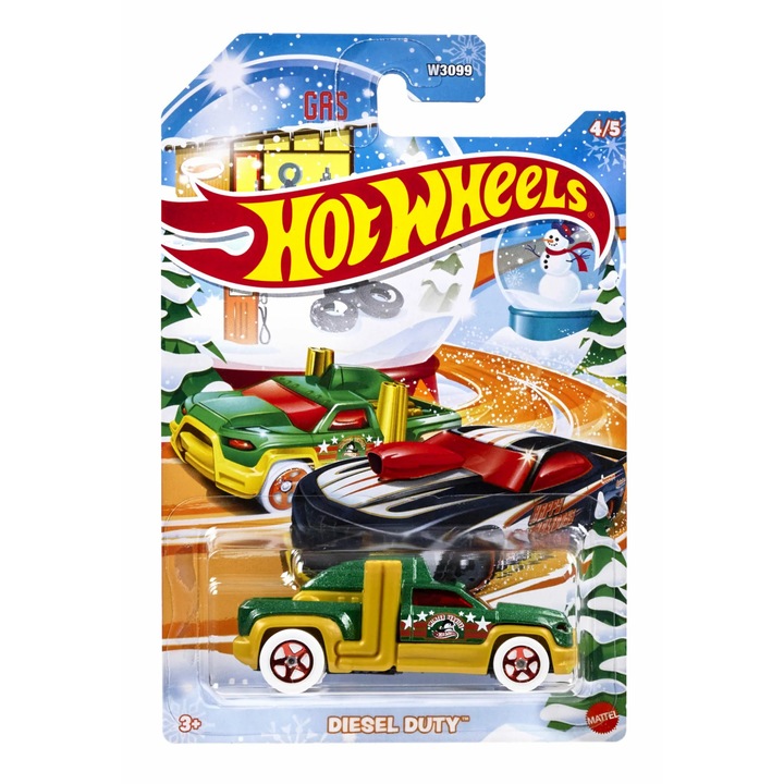 Masinuta Hot Wheels Colectia de Iarna 1:64 - Diesel Duty
