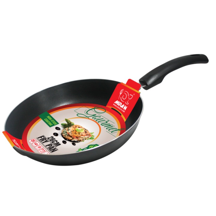 Tigaie RAKI antiaderent, aluminiu, 26cm, potrivită pentru plite cu gaz și electrice