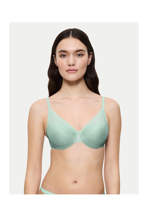 Triumph női melltartó, 10215948, Poliészter/Poliamid, Zöld, Zöld