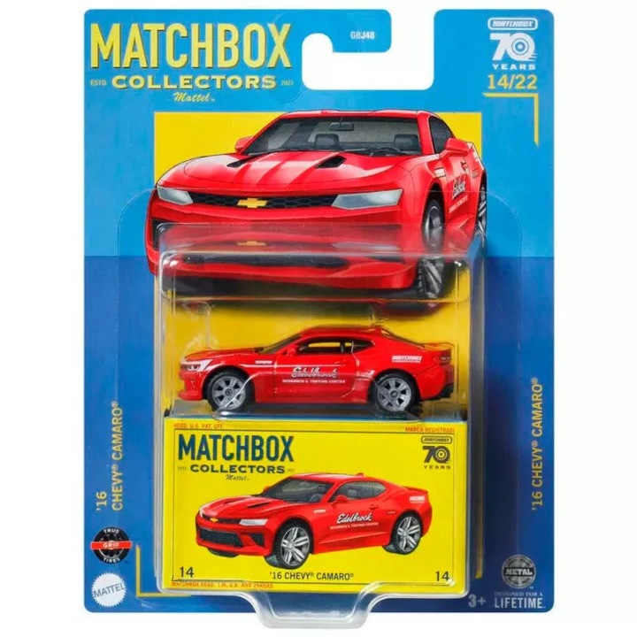 Masinuta, Matchbox Premium 1:64 - '16 Chevy Camaro