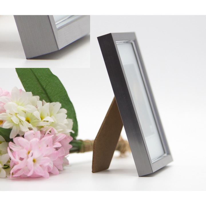 Rama foto 10x15 cm, Plastic, rama poate sa fie folosit atat vertical cat si orizontal