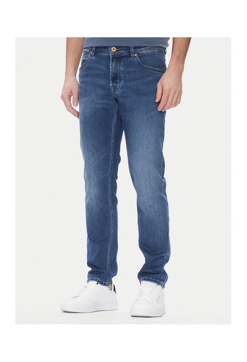 Bugatti ferfi nadrag, 3108D 76671C, pamut/lyocell, kek, Kék