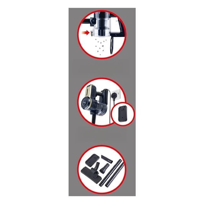 Aspirator Electric Vertical Rosu 600 W