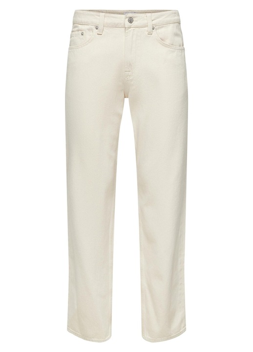 Pantaloni barbati Only Sons, 22025917, Bumbac, Alb, Alb