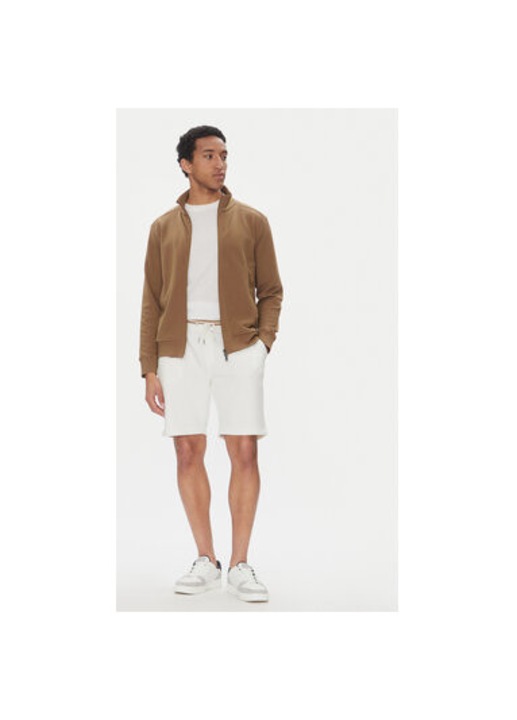 Bugatti ferfi rovidnadrag, 8255 75080C, modal/polieszter, feher, Fehér