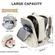 Rucsac calatorie Vivendo, gri, 33x22x47cm, buzunar laptop 16 inch
