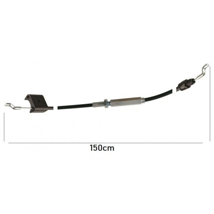 Cablu stop motocultor / masina de tuns gazonul 150cm (cu intinzator)