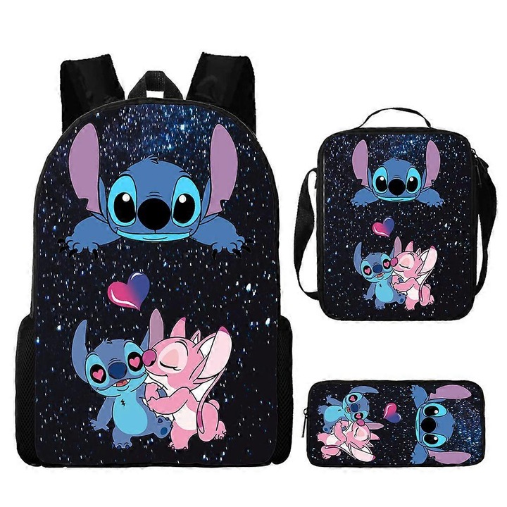 Rucsac Benobby pentru copii Stitch, Starcraft, rucsac Oxford din panza, geanta de umar, geanta de pranz, geanta pentru creioane, 68-nmaov
