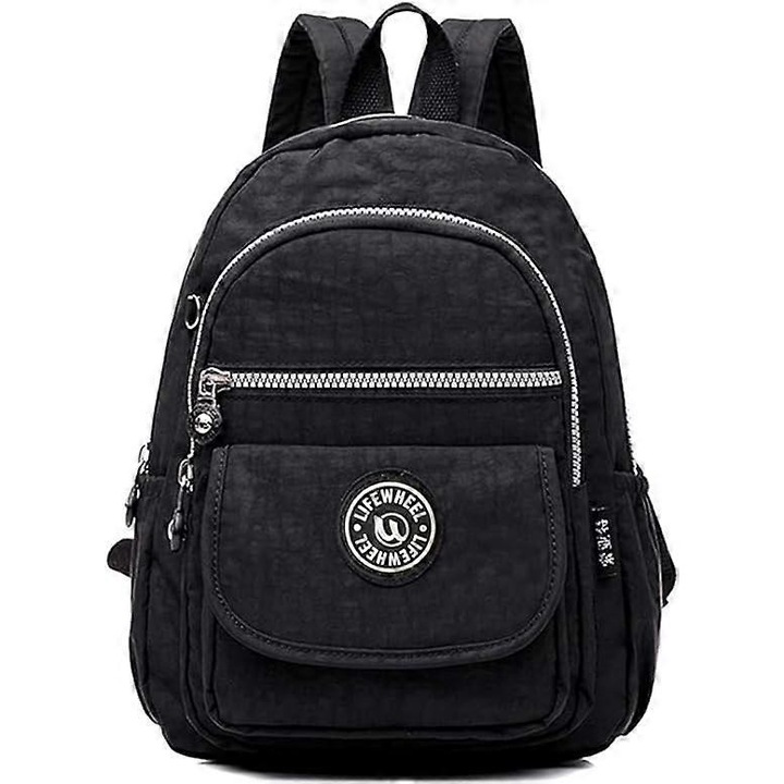 Rucsac mini Benobby pentru copii, pentru femei si fete, conceput pentru o geanta de calatorie usoara, neagra