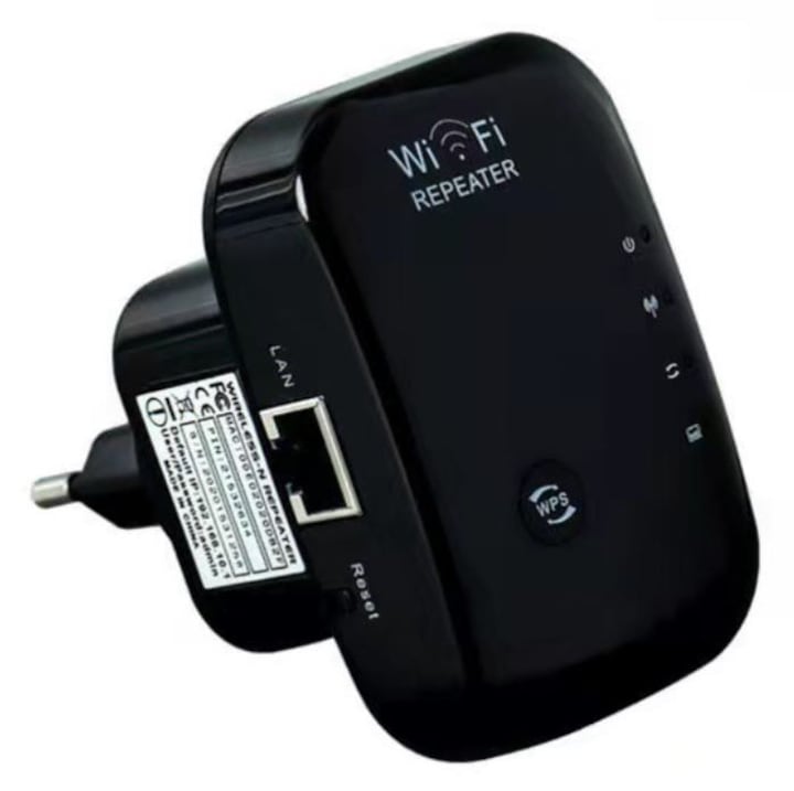 Amplificator semnal WI-FI, Gaea, 300Mbps, 2dBi, Negru