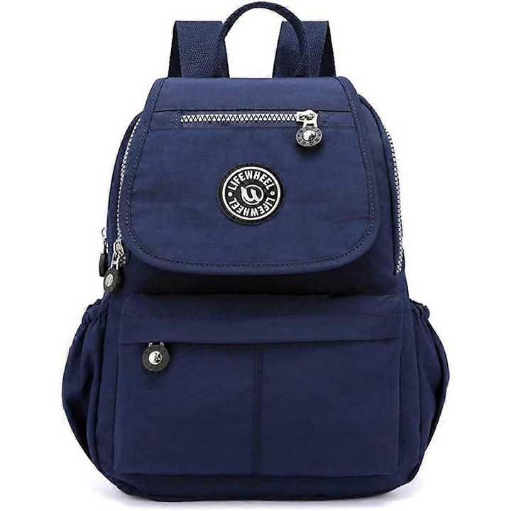 Rucsac mini Benobby pentru copii, pentru femei si fete, usor, mic, geanta de calatorie casual, albastru marin