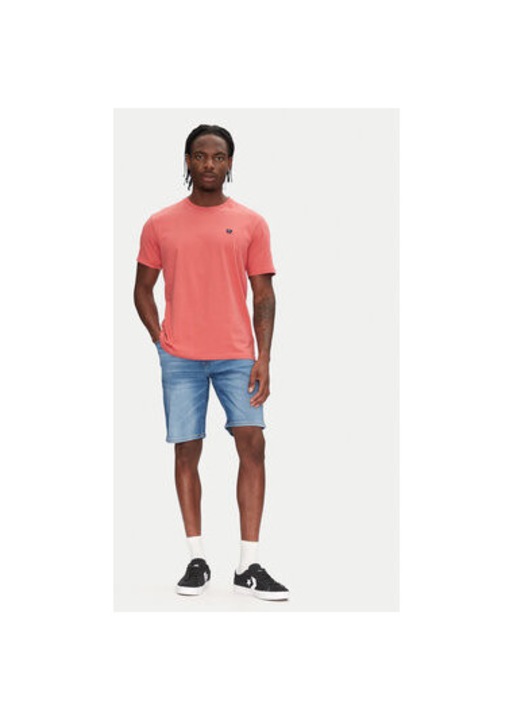 Wrangler ferfi farmer rovidnadrag, 112362505, pamut/elasztan, kek, Kék