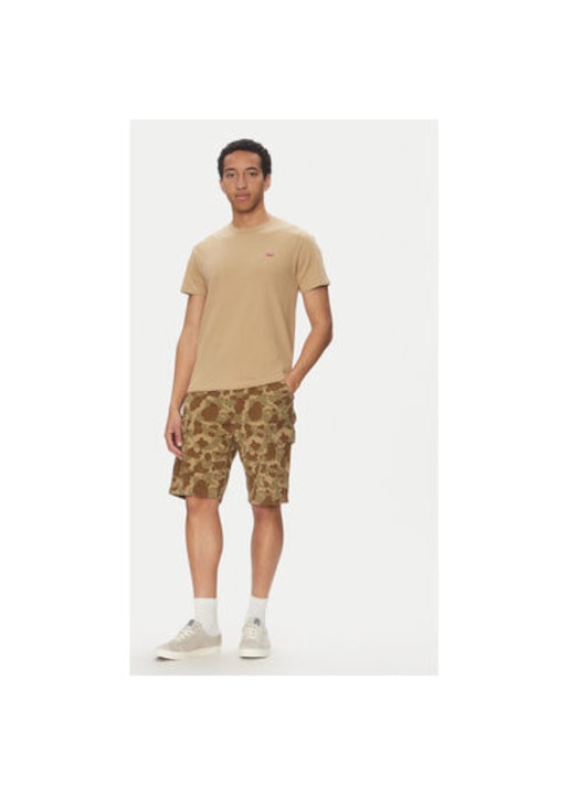 Levi's Ferfi Rovidnadrag S, 001KG-0004, Pamut, Barna, Barna