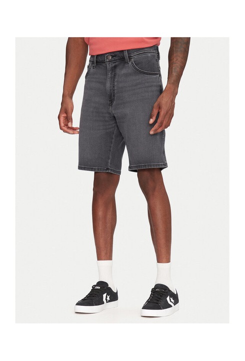 Pantaloni scurti din denim barbati Wrangler, 112364833, Bumbac/Poliester, Gri, Gri
