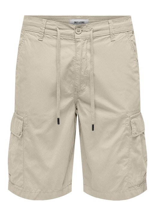 Only Sons ferfi rovidnadrag, 22029214, pamut, bezs, Bézs