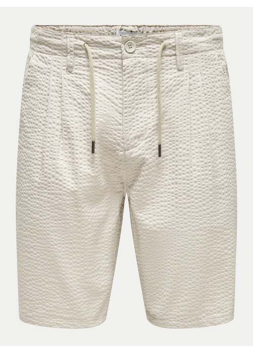 Only Sons ferfi rovidnadrag, 22028301, pamut, bezs, Bézs