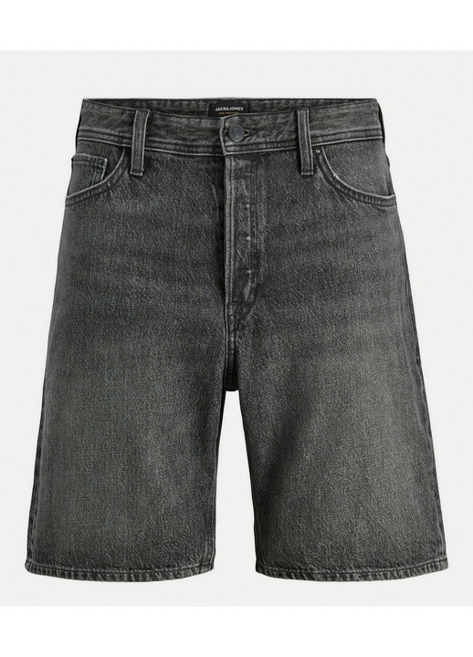 Мъжки дънкови шорти Jack Jones, 12269533, памук, черен, Черен