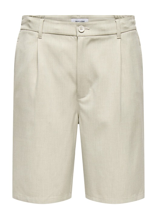 Мъжки къси панталони Only Sons, 22032473, Рециклиран полиестер/вискоза, Бежов, Бежов