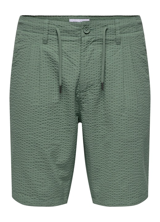 Only Sons ferfi rovidnadrag, 22028301, pamut, zold, Zöld