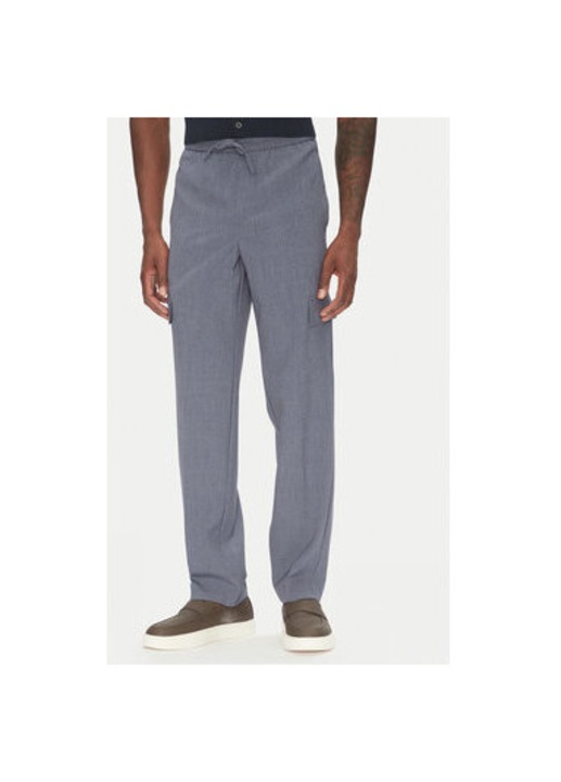 Lindbergh ferfi nadrag, 30-01112A, ujrahasznositott polieszter/viszkoz, kek, Kék