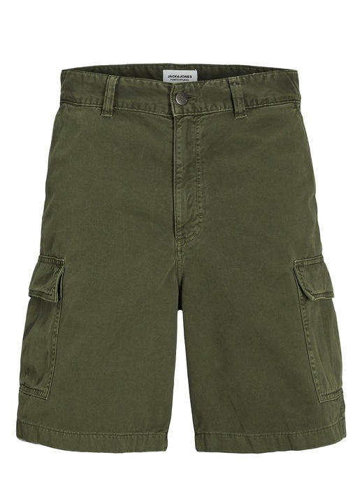 Jack Jones Ferfi Rovidnadrag, 12269374, Pamut, Zold, Zöld, S