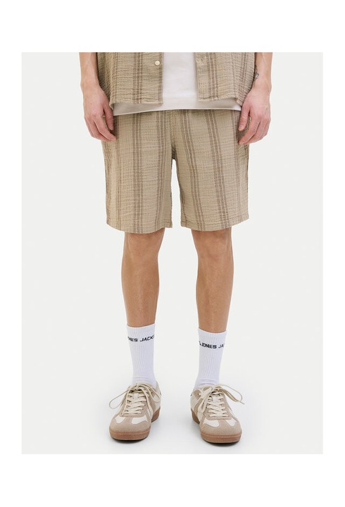 Jack Jones Ferfi Rovidnadrag, 12274758, Pamut, Bezs, Bézs