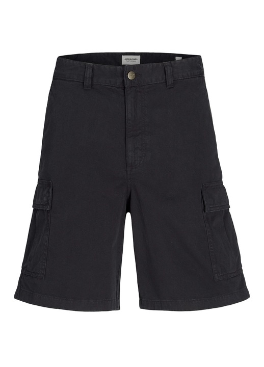 Jack Jones Ferfi Rovidnadrag, 12269374, Pamut, Fekete, Fekete