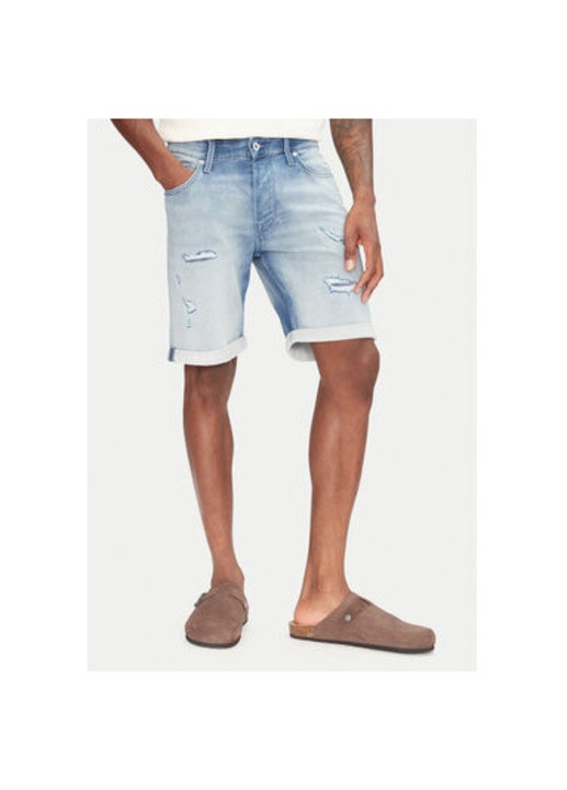 Jack Jones ferfi farmer rovidnadrag, 122696077, Kék, S