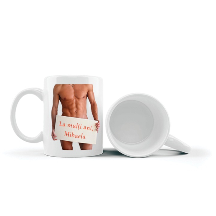 Cana Personalizata, La Multi Ani, Mihaela 300 ml